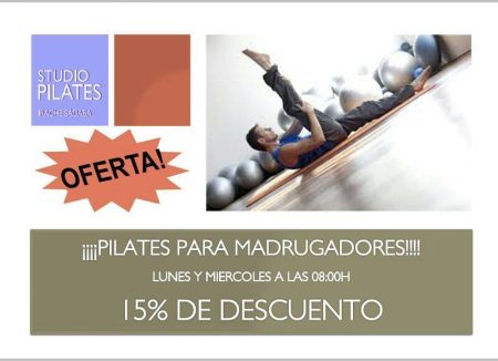 CARTEL PILATES MADRUGADORES