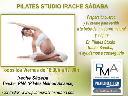 cartel pilates embarazadas